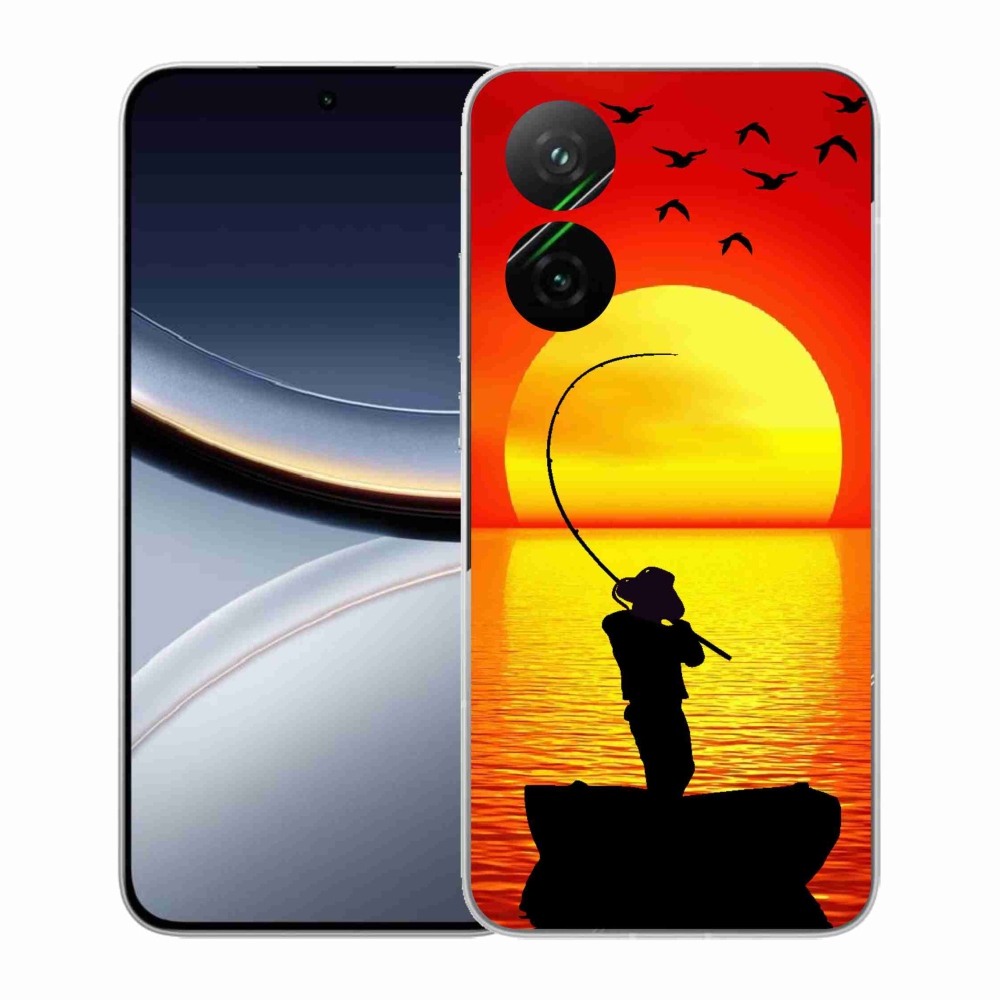 Gelový kryt mmCase na Xiaomi Poco F7 5G - rybaření