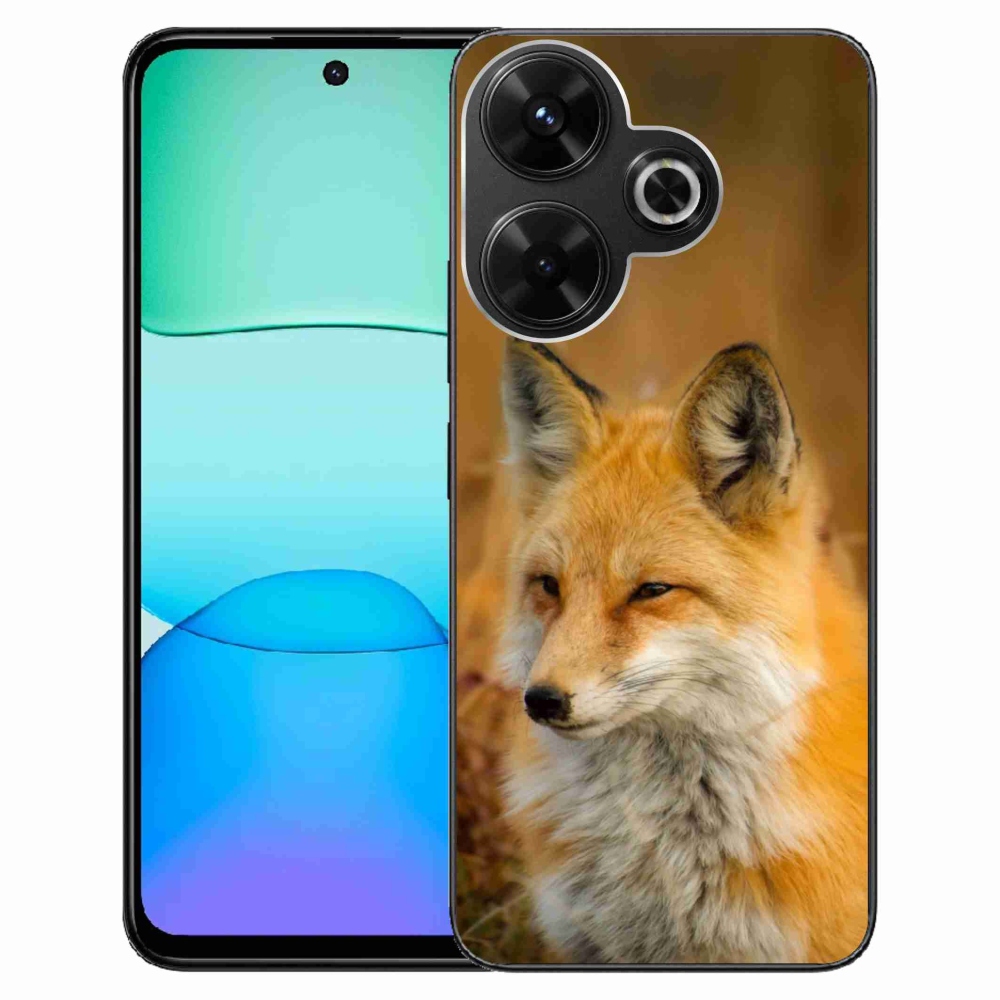 Gelový kryt mmCase na Xiaomi Redmi 13 4G/Poco M6 4G - liška