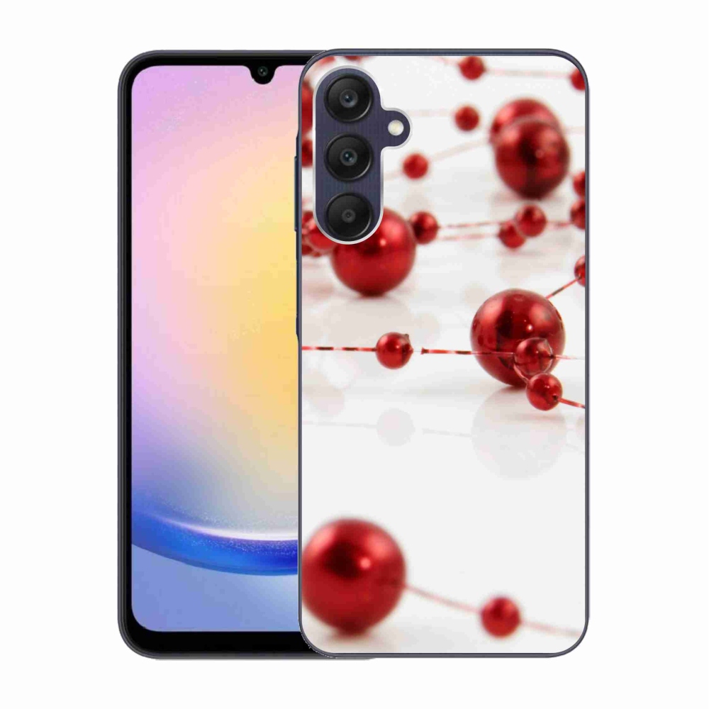 Gelový kryt mmCase na Samsung Galaxy A25 5G - vánoční řetěz
