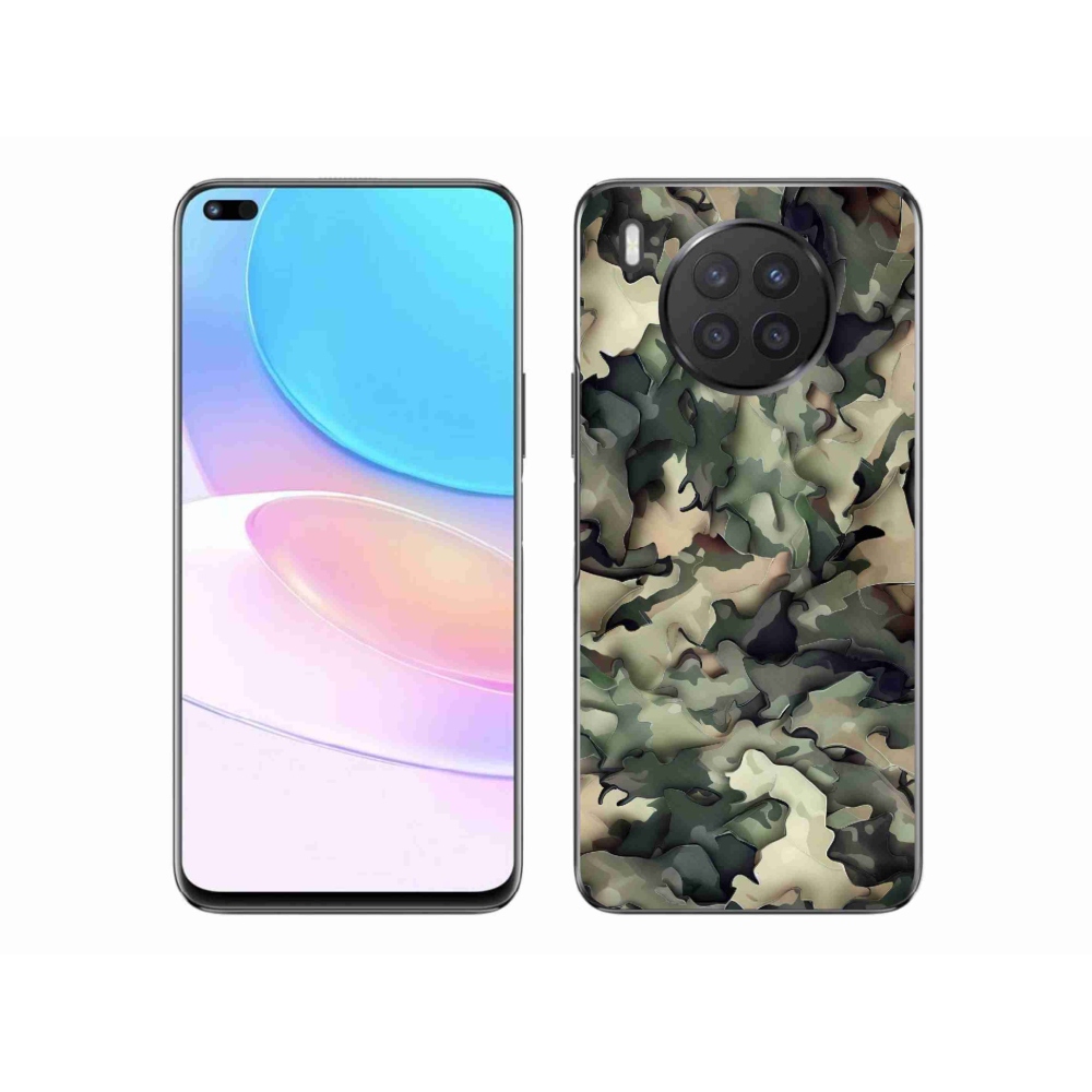 Gelový kryt mmCase na Honor 50 Lite - maskáčový vzor 9