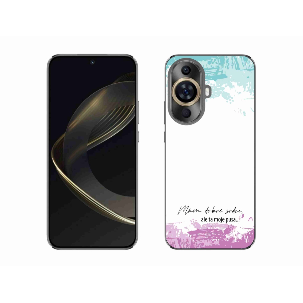 Gelový kryt mmCase na Huawei Nova 11 - vtipný text 3 bílé pozadí