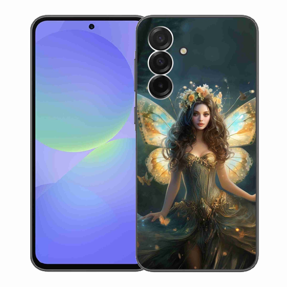 Gelový kryt mmCase na Samsung Galaxy A36 5G - motýlí žena
