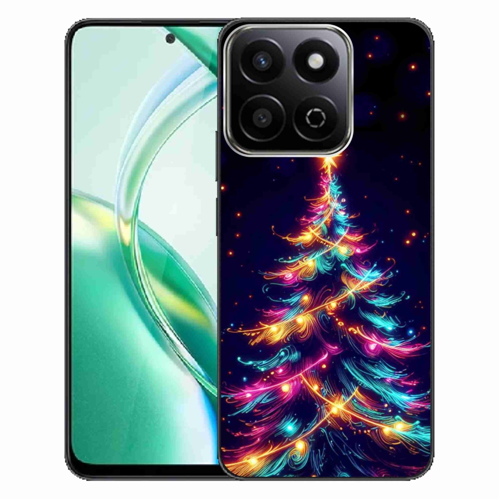 Gelový kryt mmCase na Honor 200 Smart 5G - neonový vánoční stromek
