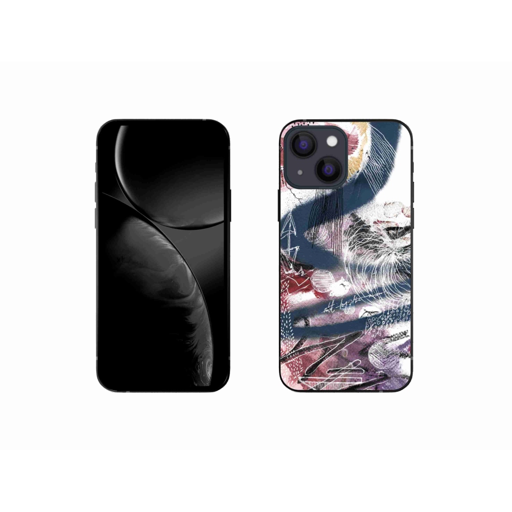 Gelový kryt mmCase na iPhone 13 mini - abstraktní motiv 28