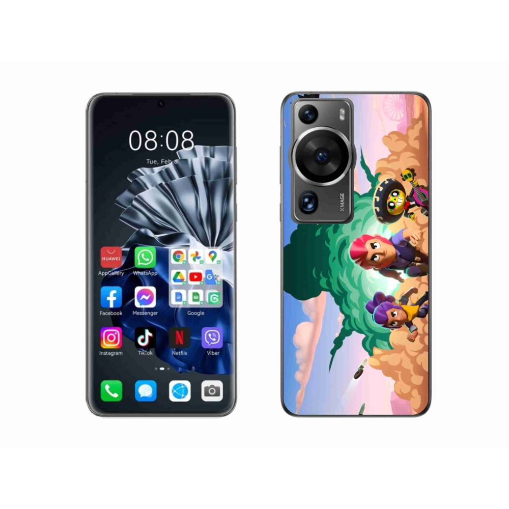Gelový kryt mmCase na Huawei P60 Pro - brawl stars