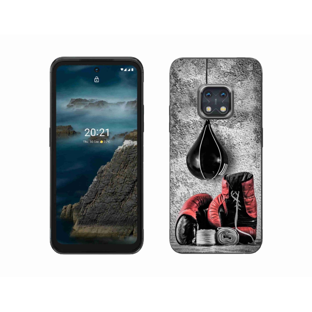 Gelový kryt mmCase na Nokia XR20 - boxovací pytel a rukavice