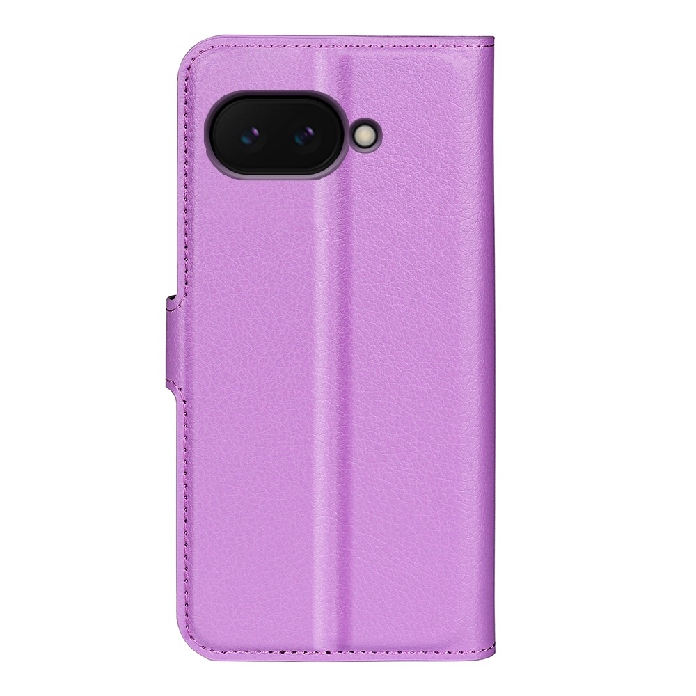 Litchi knížkové pouzdro na Google Pixel 9a - fialové