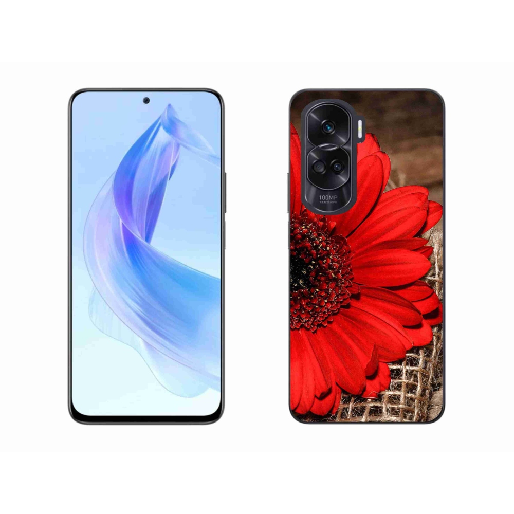 Gelový kryt mmCase na Honor 90 Lite - gerbera