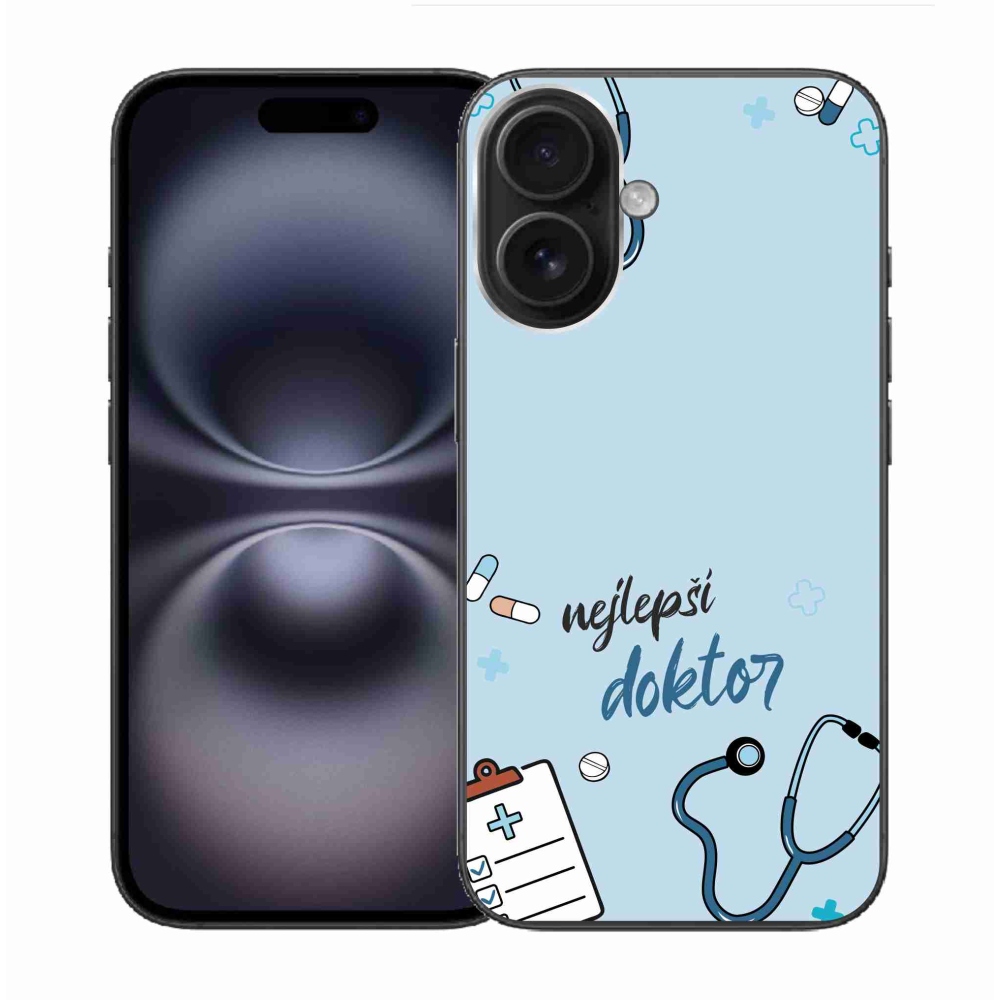 Gelový kryt mmCase na iPhone 16 - nejlepší doktor