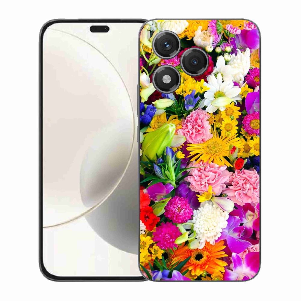 Gelový kryt mmCase na Honor 400 Lite - květiny 12