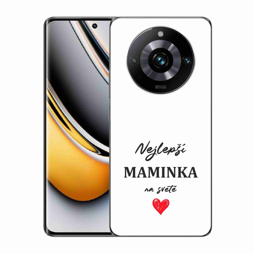 Gelový kryt mmCase na Realme 11 Pro/11 Pro+ - nejlepší maminka 1 bílé pozadí