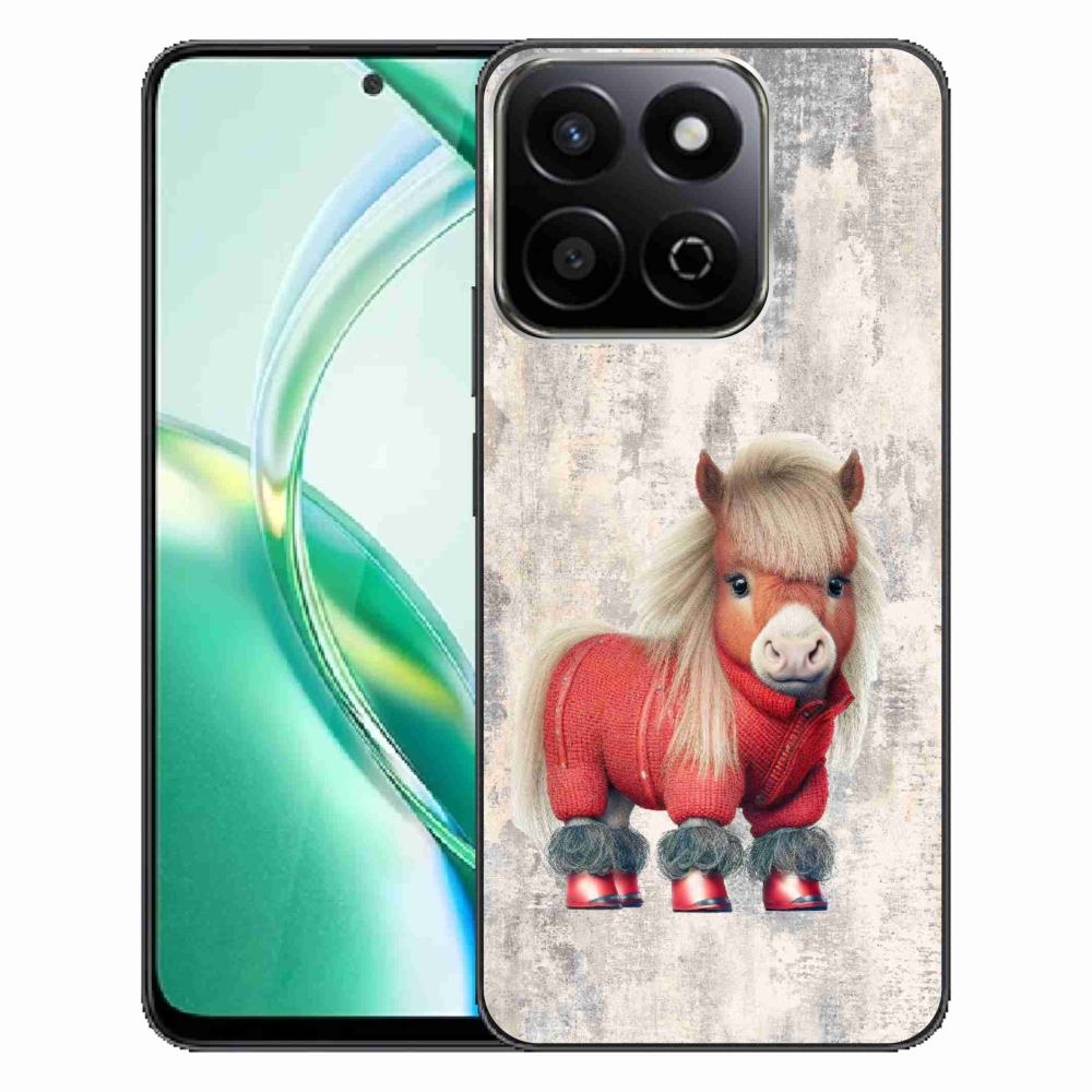 Gelový kryt mmCase na Honor 200 Smart 5G - poník ve svetru