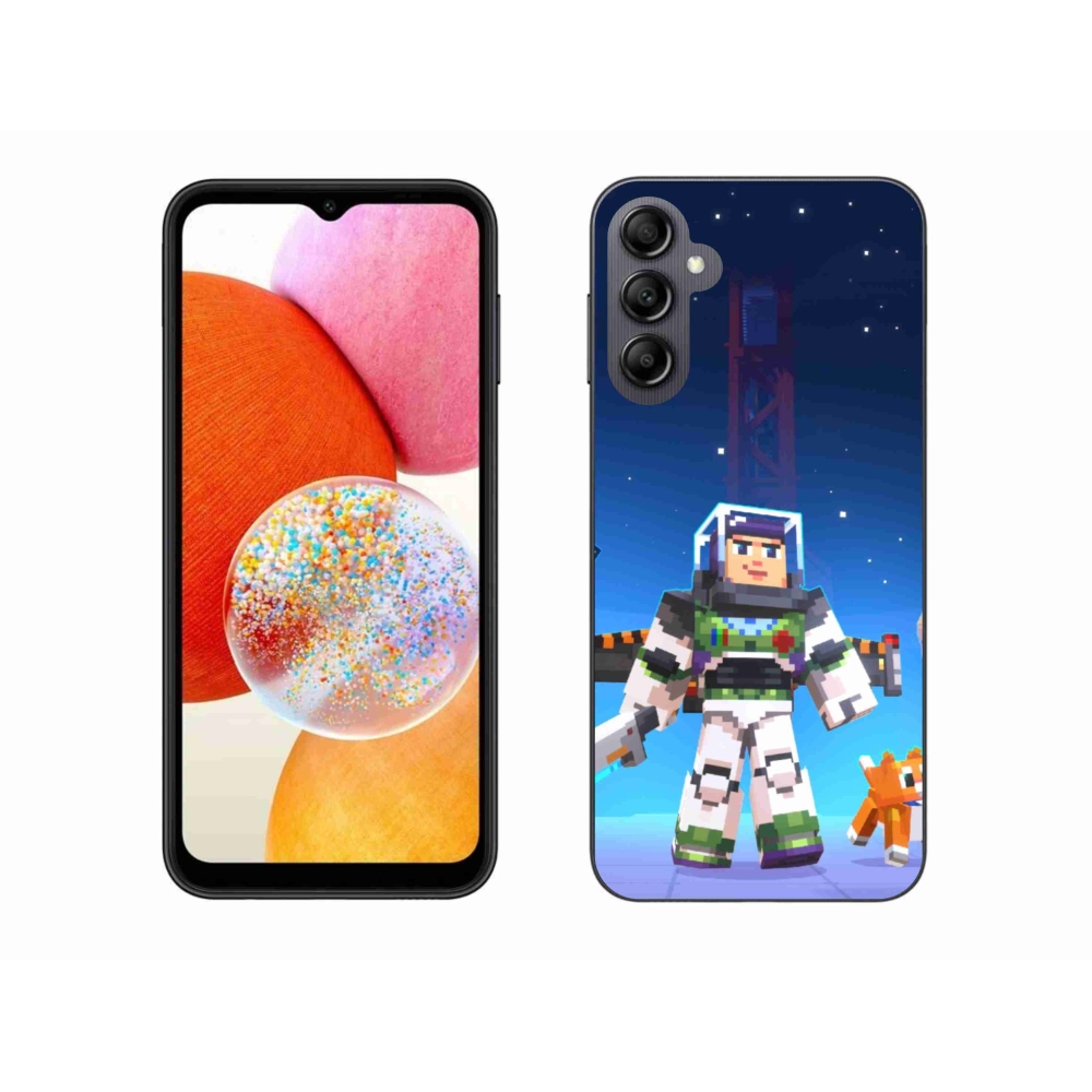 Gelový kryt mmCase na Samsung Galaxy A14 4G/5G - minecraft 2