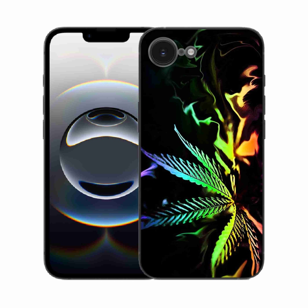 Gelový kryt mmCase na iPhone 16e - konopí 2