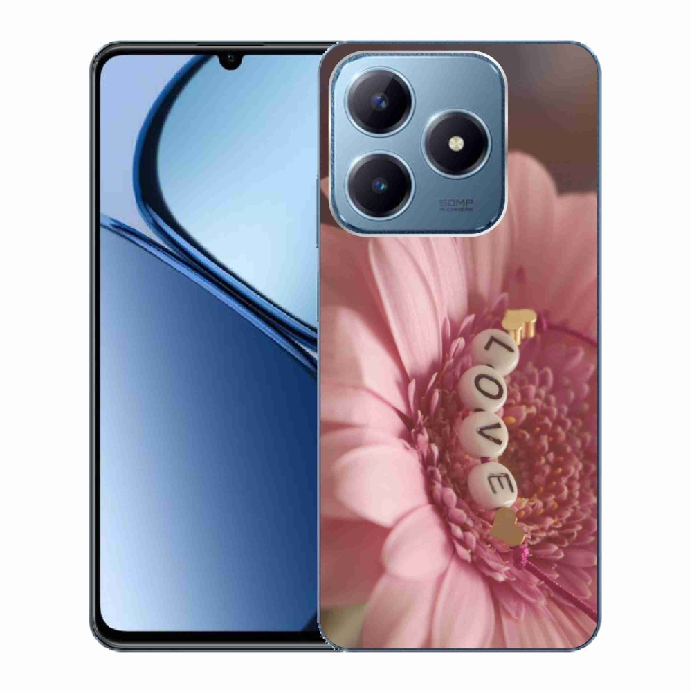 Gelový kryt mmCase na Realme C63 - přívěsek love