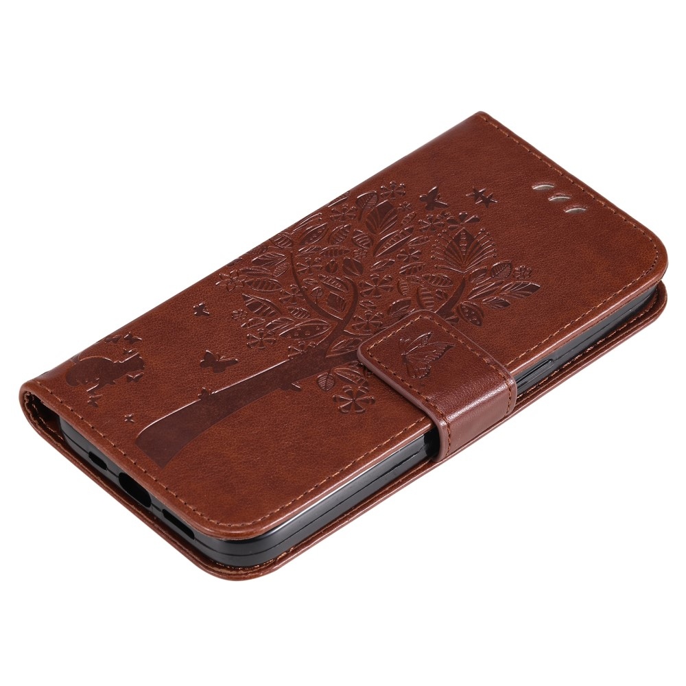Tree knížkové pouzdro na Xiaomi 13T/13T Pro - hnědé