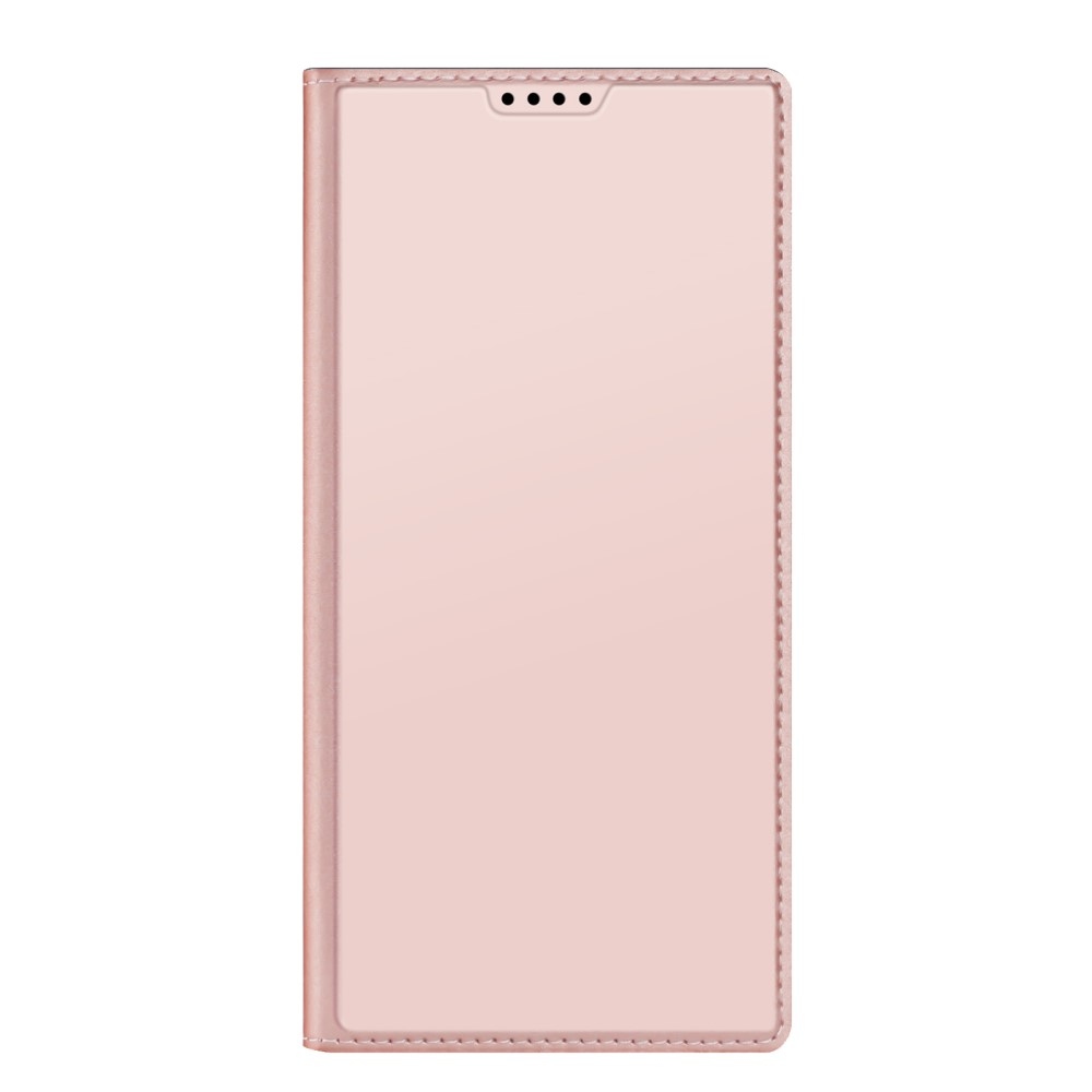 DUX knížkové pouzdro na Samsung Galaxy S25 Ultra - růžovozlaté