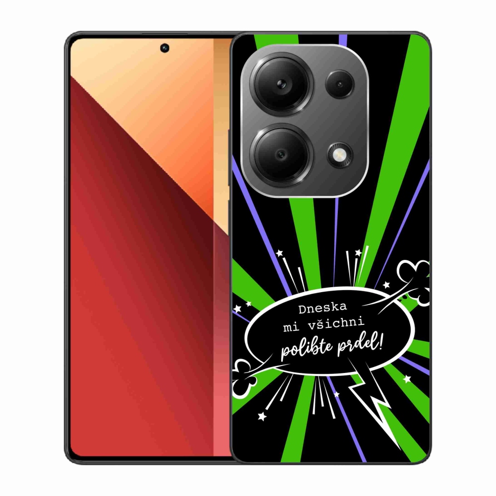 Gelový kryt mmCase na Xiaomi Redmi Note 13 Pro 4G/Poco M6 Pro  - vtipný text 15 černé pozadí