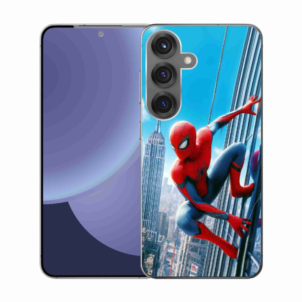 Gelový kryt mmCase na Samsung Galaxy S25 - spiderman