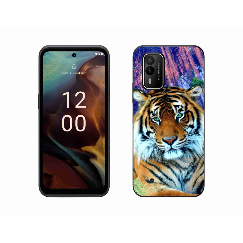 Gelový obal mmCase na Nokia XR21 - tygr