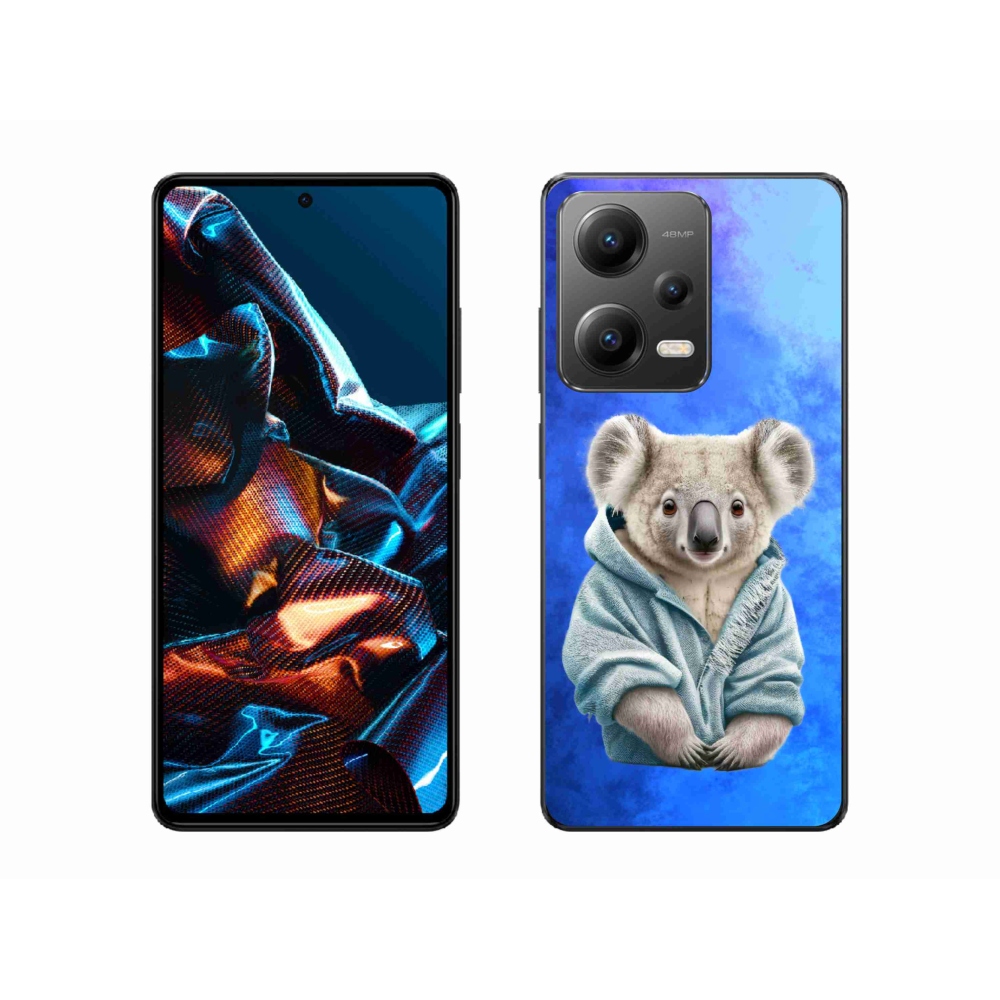 Gelový kryt mmCase na Xiaomi Redmi Note 12 Pro 5G - koala ve svetru