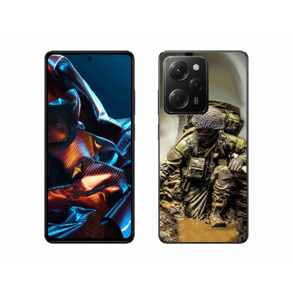 Gelový kryt mmCase na Xiaomi Poco X5 Pro 5G - voják