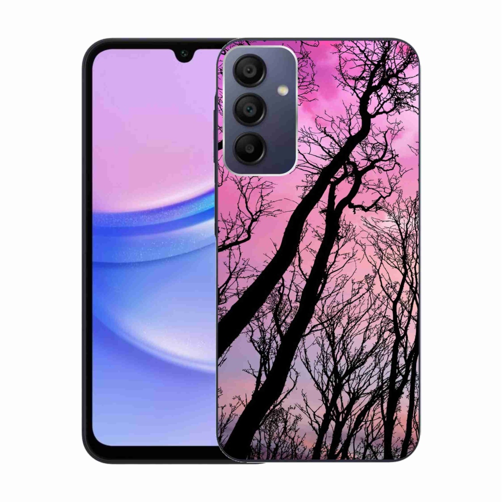 Gelový obal mmCase na Samsung Galaxy A15 4G/5G - opadané stromy