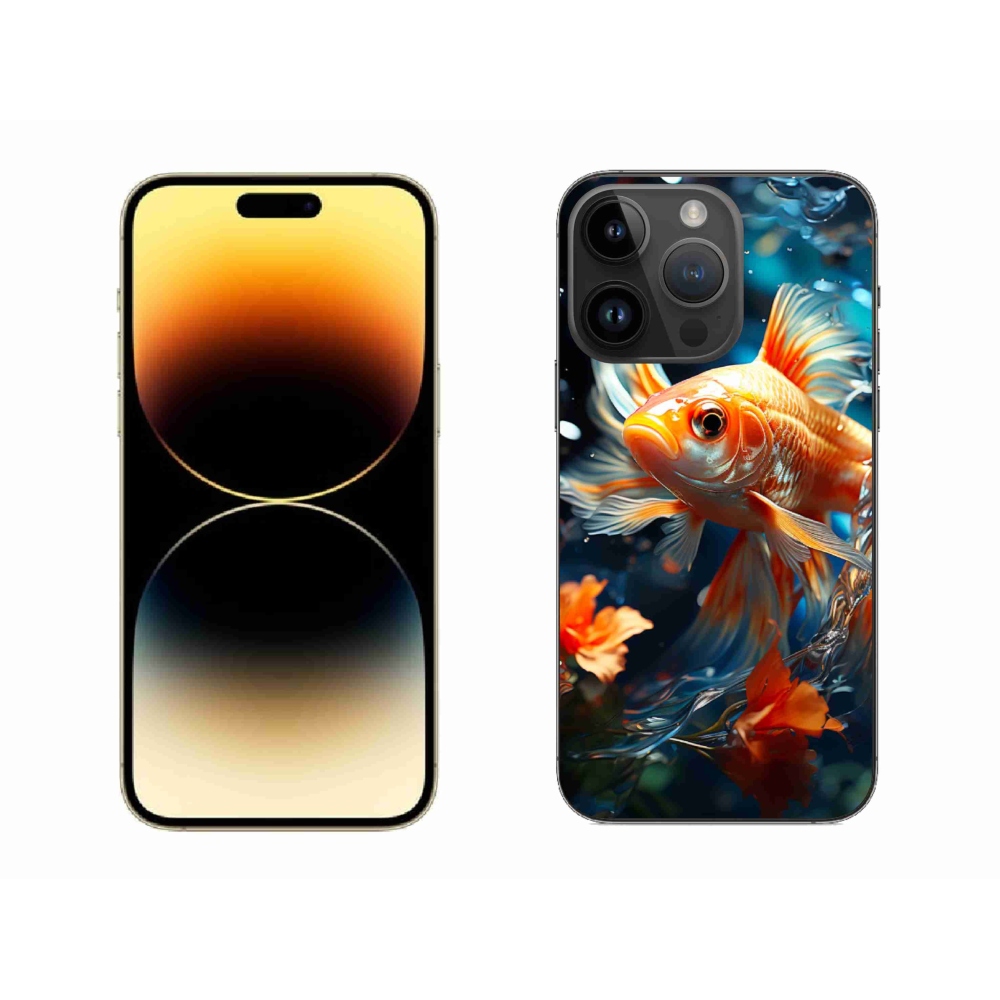 Gelový kryt mmCase na iPhone 14 Pro Max - rybka