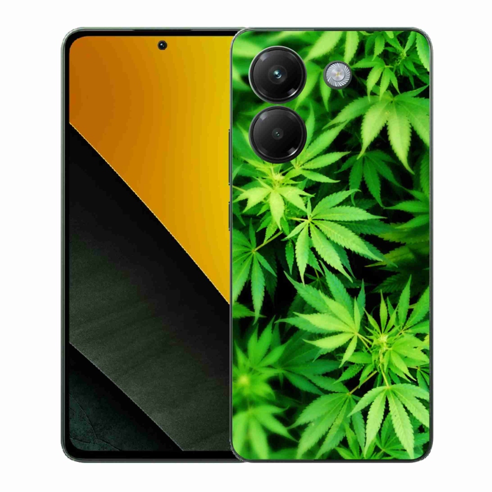 Gelový kryt mmCase na Xiaomi Poco M7 Pro 5G - konopí 3