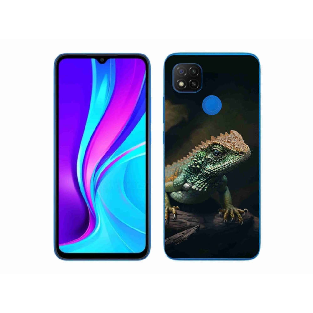 Gelový kryt mmCase na Xiaomi Redmi 9C - ještěr