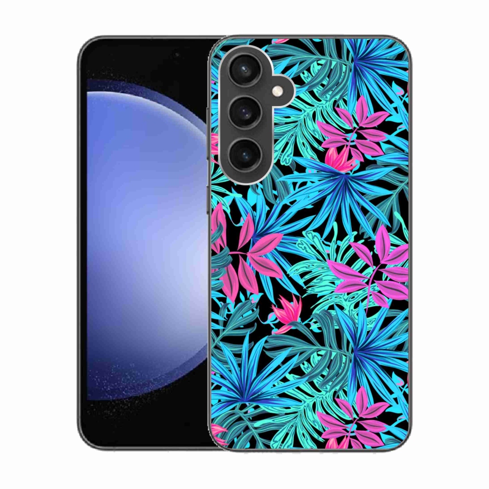Gelový kryt mmCase na Samsung Galaxy S23 FE - květiny 3