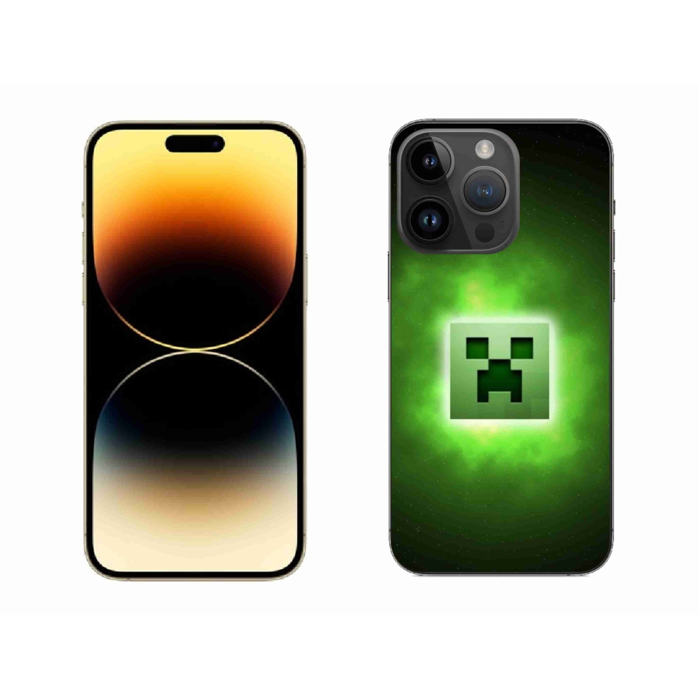 Gelový kryt mmCase na iPhone 14 Pro Max 6.7 - minecraft