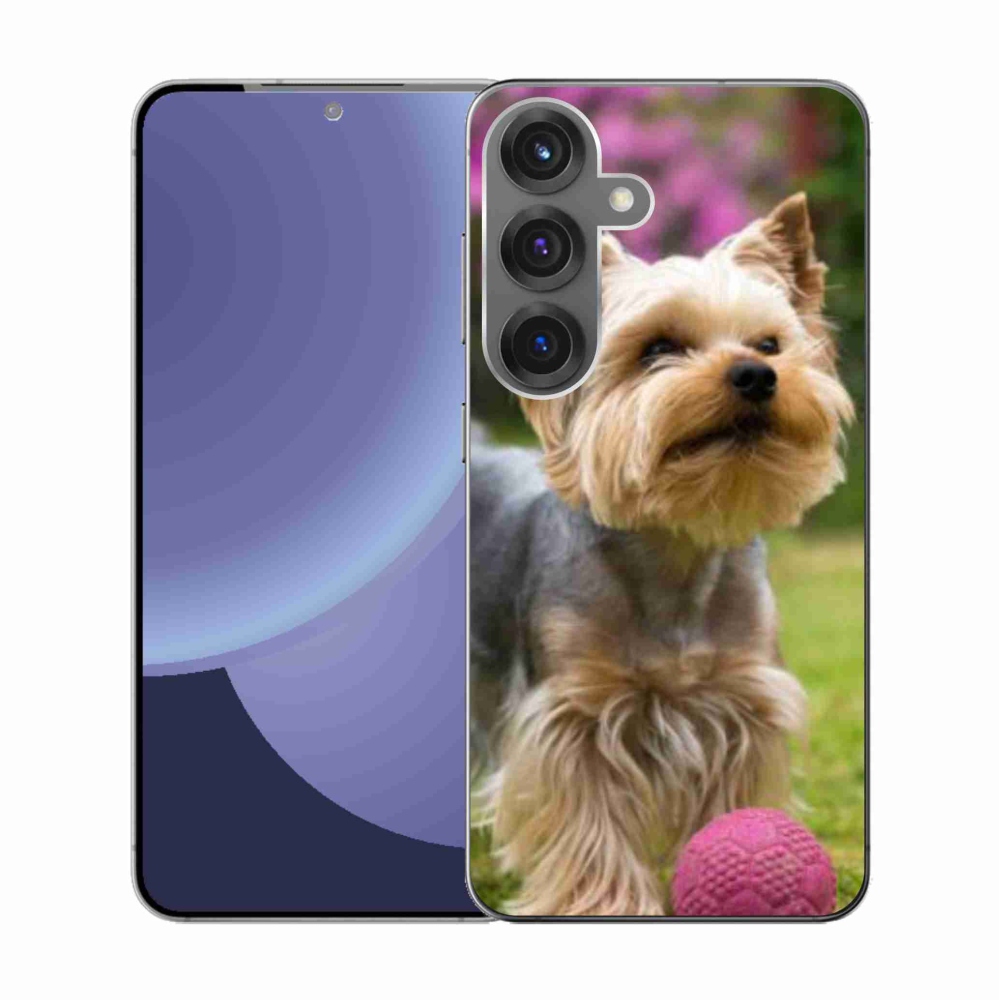 Gelový kryt mmCase na Samsung Galaxy S25 - jorkšír 4
