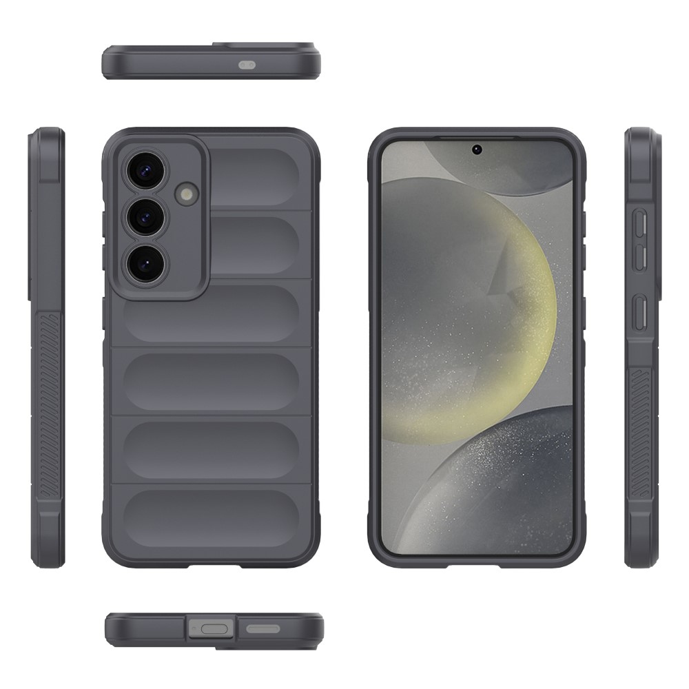 Rugg odolný gelový obal na Samsung Galaxy S25+ - tmavěšedý