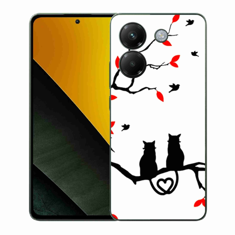 Gelový kryt mmCase na Xiaomi Poco M7 Pro 5G - kočičí láska