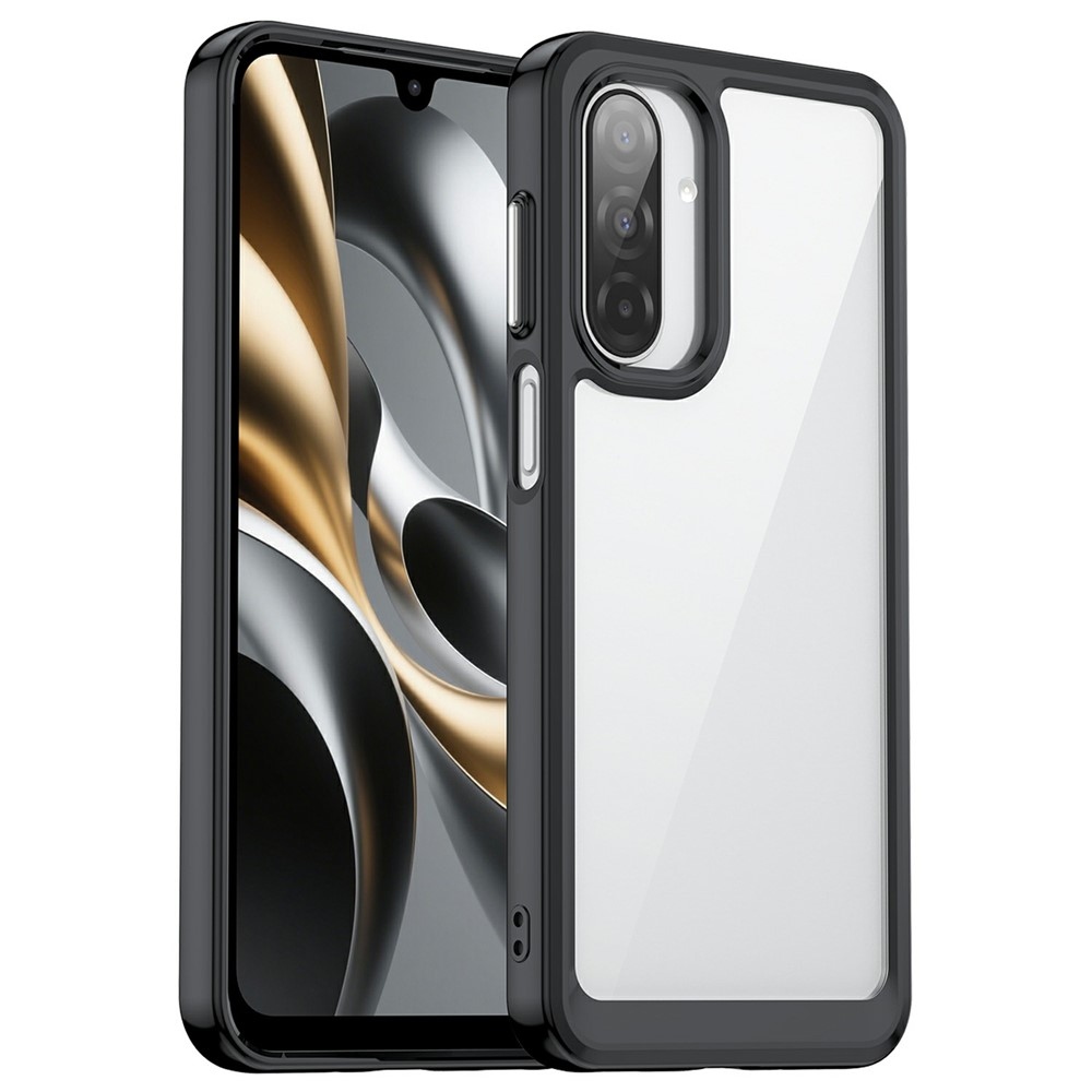 Gelový obal s pevnými zády na Samsung Galaxy A17 5G - černý