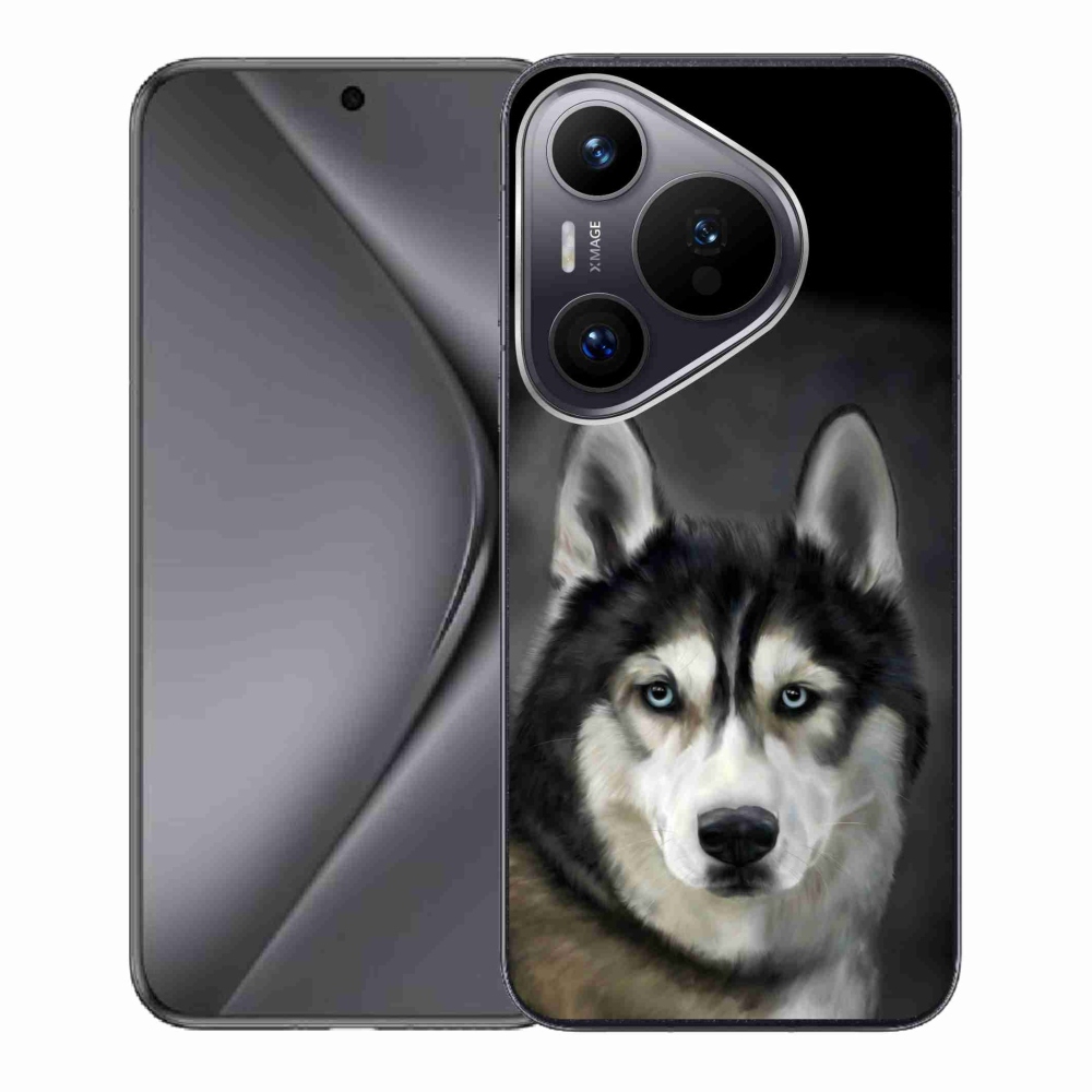 Gelový obal mmCase na Huawei Pura 70 - husky