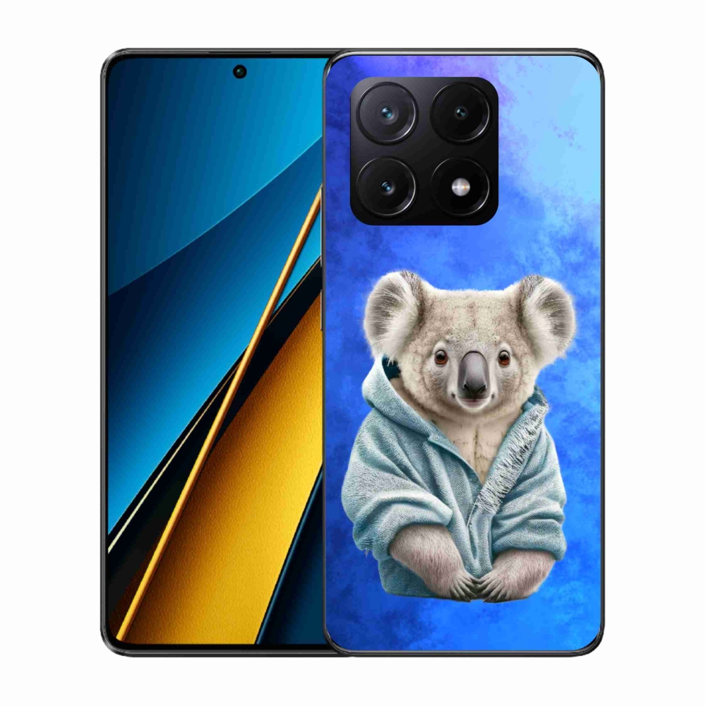 Gelový kryt mmCase na Xiaomi Poco X6 Pro 5G - koala ve svetru