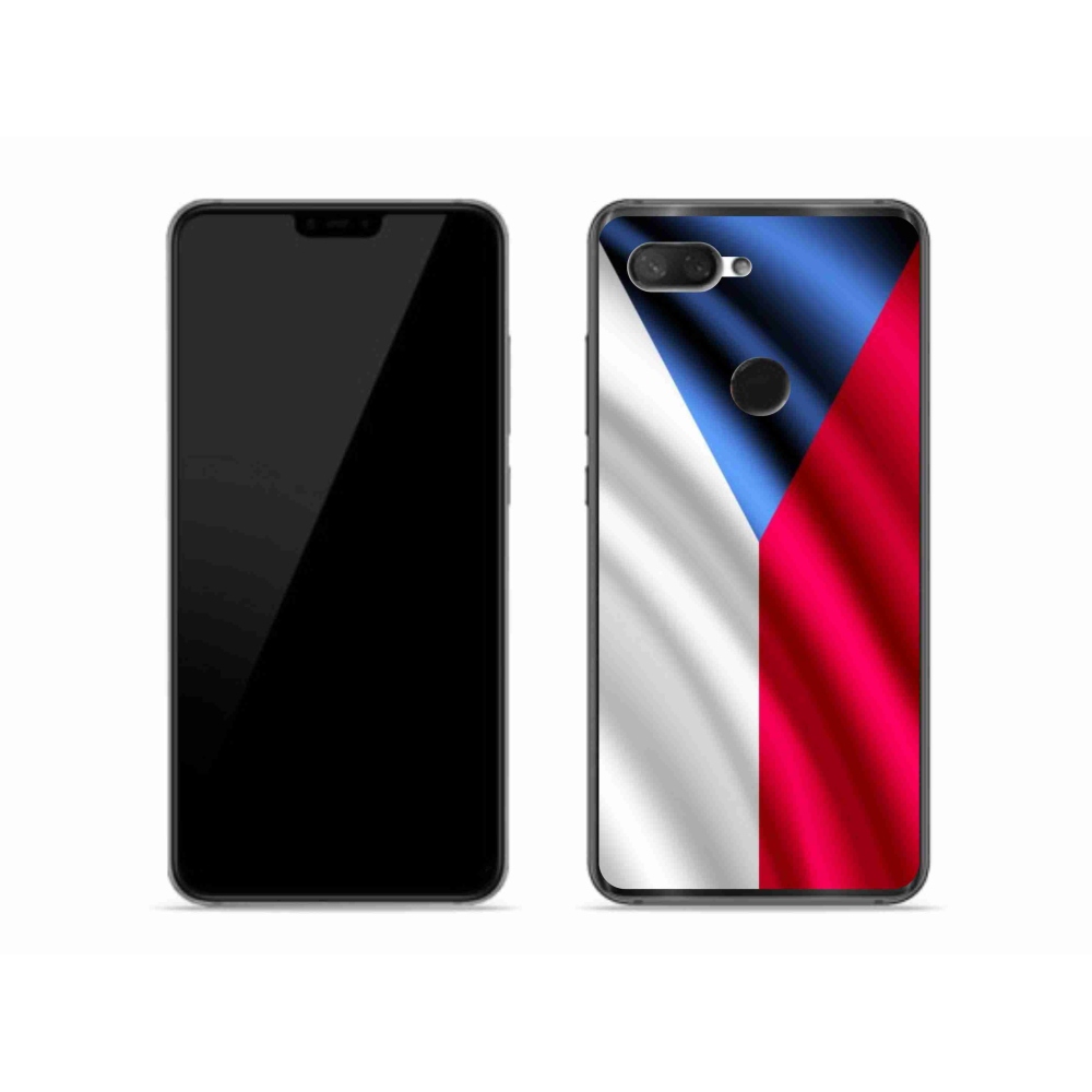 Gelový kryt mmCase na mobil Xiaomi Mi 8 Lite - česká vlajka