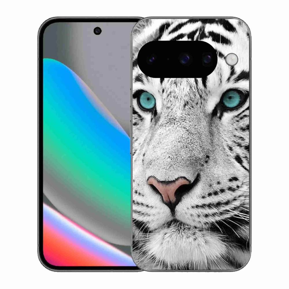 Gelový kryt mmCase na Google Pixel 10 - bílý tygr