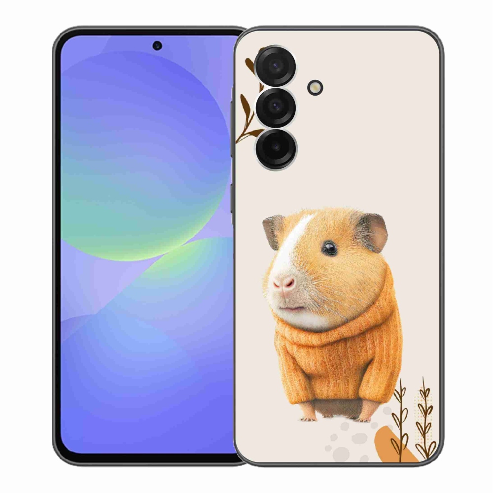 Gelový kryt mmCase na Samsung Galaxy A36 5G - morče ve svetru