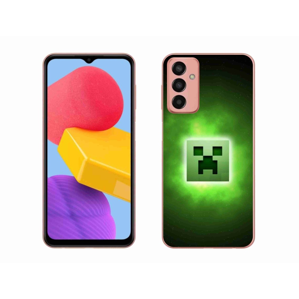 Gelový kryt mmCase na Samsung Galaxy M13 - minecraft