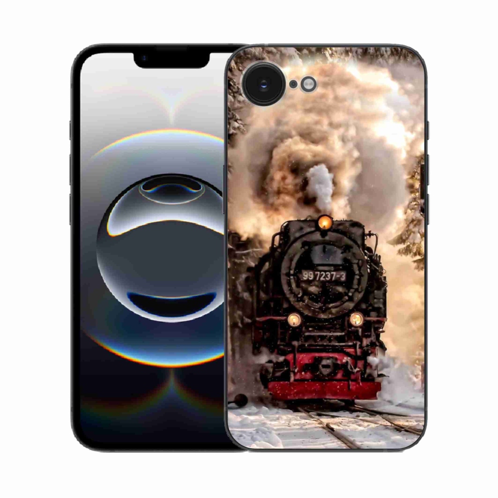 Gelový kryt mmCase na iPhone 16e - vlak