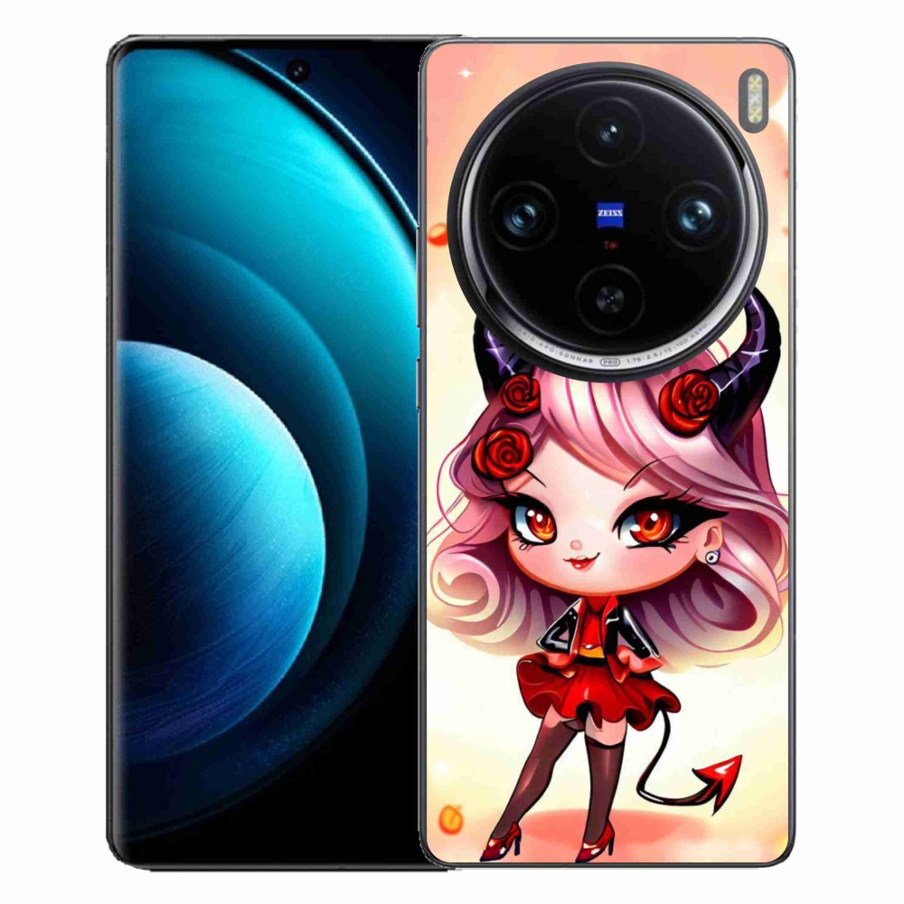 Gelový kryt mmCase na Vivo X100 Pro 5G - kreslená čertice