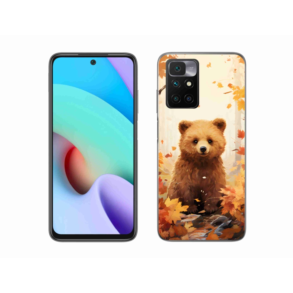 Gelový kryt mmCase na Xiaomi Redmi 10/Redmi 10 (2022) - medvěd v lese