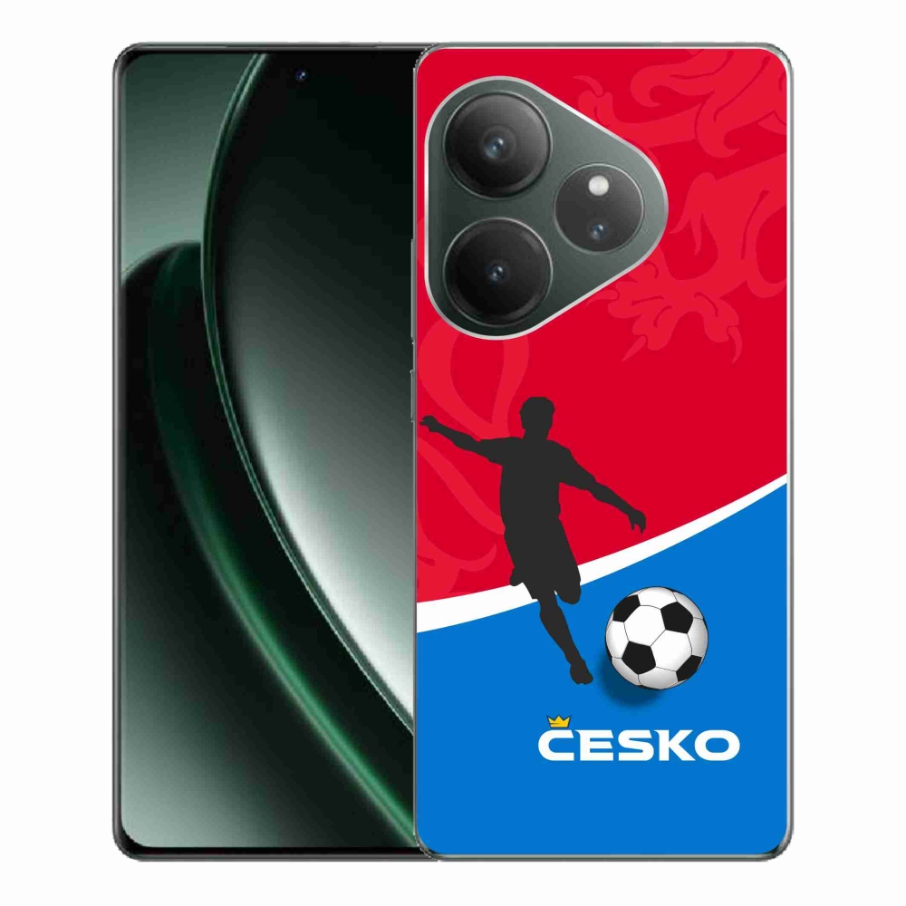 Gelový kryt mmCase na Realme GT 6 5G/GT 6T 5G - fotbal Česko
