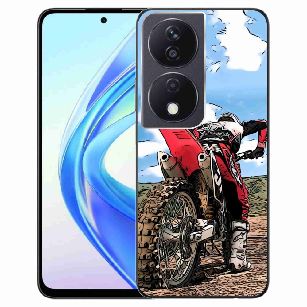 Gelový kryt mmCase na Honor X7b/Honor 90 Smart - moto