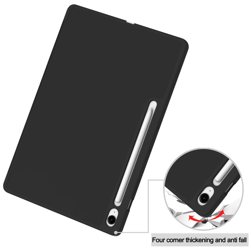 Cases chytré zavírací pouzdro na Samsung Galaxy Tab S10 FE+ - černé