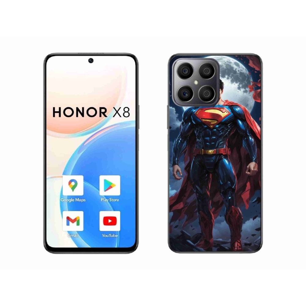 Gelový kryt mmCase na Honor X8 - superman