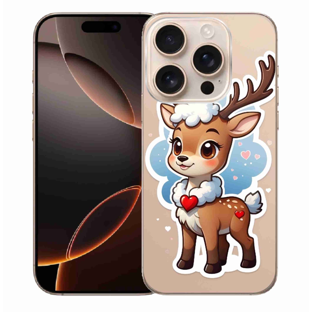 Gelový kryt mmCase na iPhone 16 Pro Max - kreslený sob